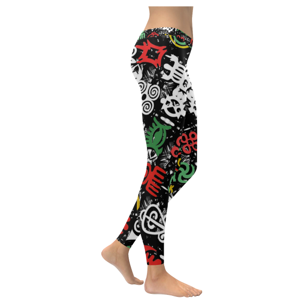 Rasta African Yoga Custom Leggings for women and Girls