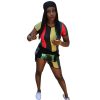 Rasta multicolor striped Tshirt dress Top - Image 5
