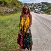 Jahbiz Rasta Clothing Milk Silk Sleeveless Flowy dress - Image 2