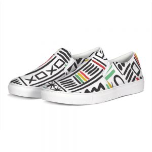 Rasta African colors unisex Slip on Shoes