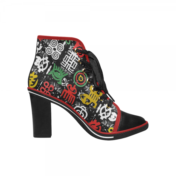 Jahbiz Rasta womens high heels