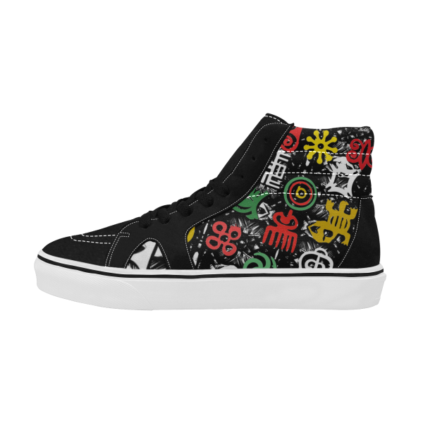 Rasta Jahbiz women's high tops Reggae Canvas sneakers