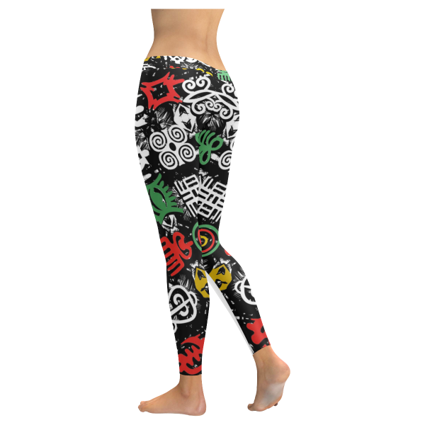 Rasta African Yoga Custom Leggings for women and Girls