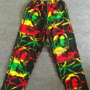 Rasta Unisex Bob Marley Reggae Casual Baggy Hippy Festival Trousers