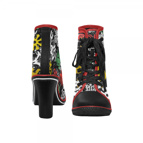 Jahbiz Rasta womens high heels