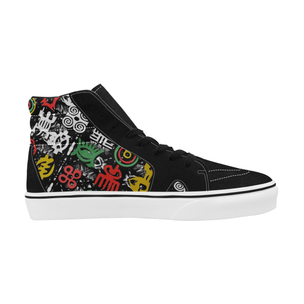 Rasta Jahbiz women's high tops Reggae Canvas sneakers