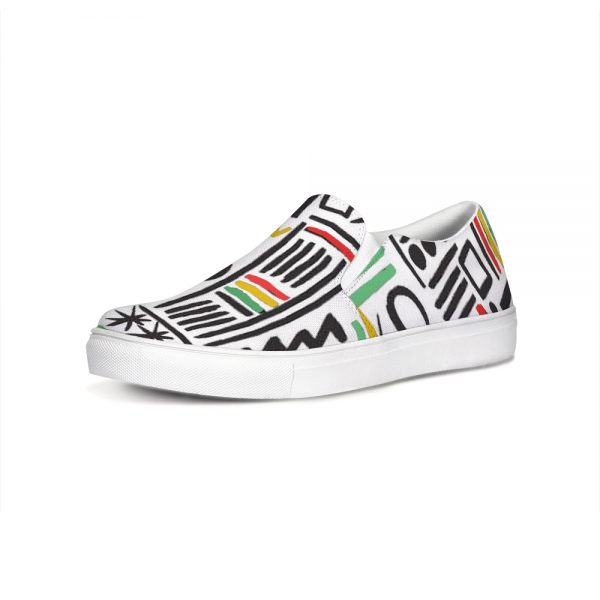 Rasta African colors unisex Slip on Shoes