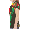 Jahbiz Rasta Selassie Mesh ladies Women's Print T-shirt - Image 2