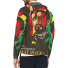 Jahbiz Rasta Selassie Hooded Men's Windbreaker Jacket - Image 3