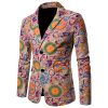 African inspired cotton print mens suit blazer - Image 9