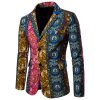 African inspired cotton print mens suit blazer - Image 7