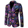 African inspired cotton print mens suit blazer - Image 2